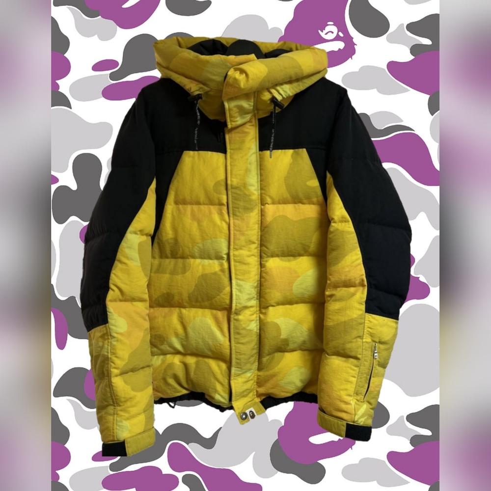 (L) A Bathing Ape Biggie Puffer Coat